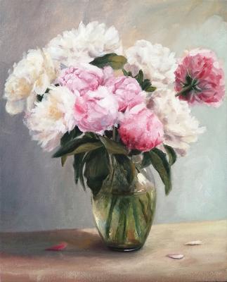 PeonÃ­as en florero